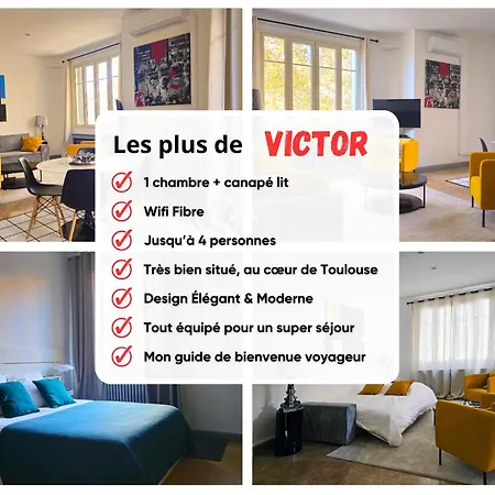 Appartement L'idrac, Art Deco De Standing Coeur De Toulouse