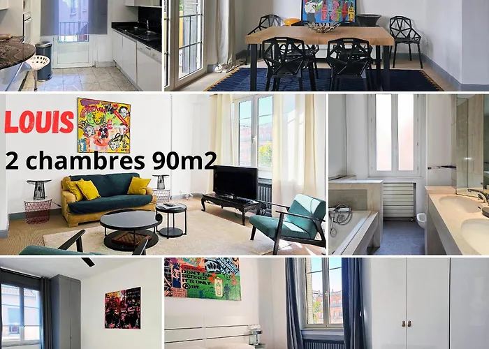 L'Idrac, Appartements Art Deco De Standing Coeur De Toulouse شقة *
